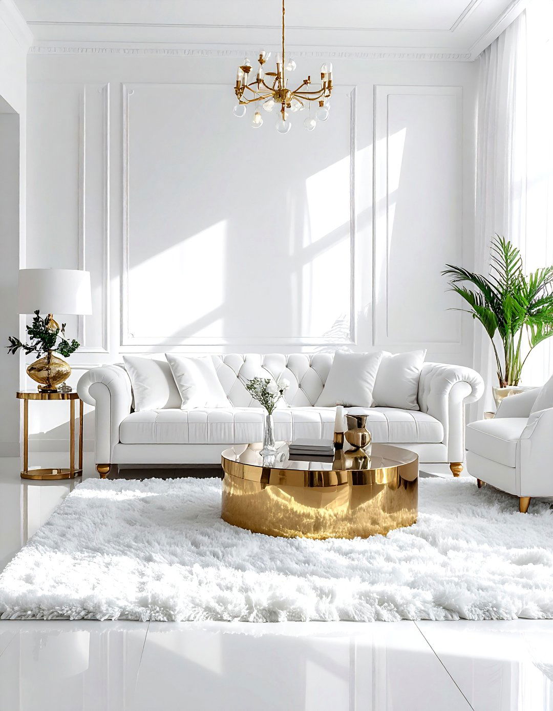 Luxury White Living Room - 30 bright white living room ideas