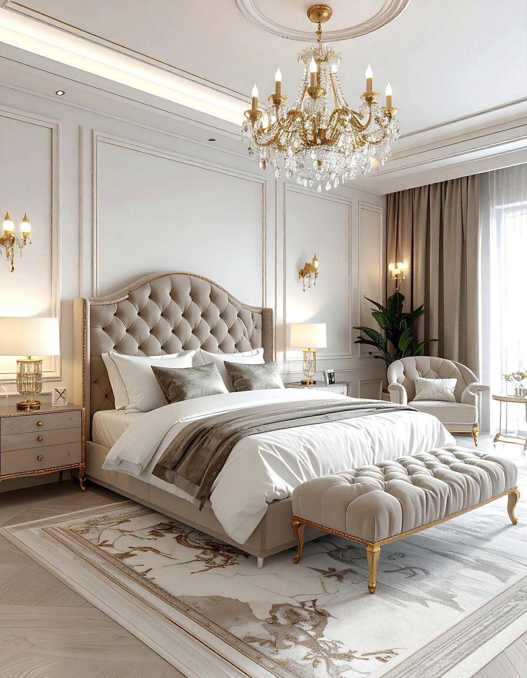 Luxury bedroom - 30 townhouse bedroom ideas