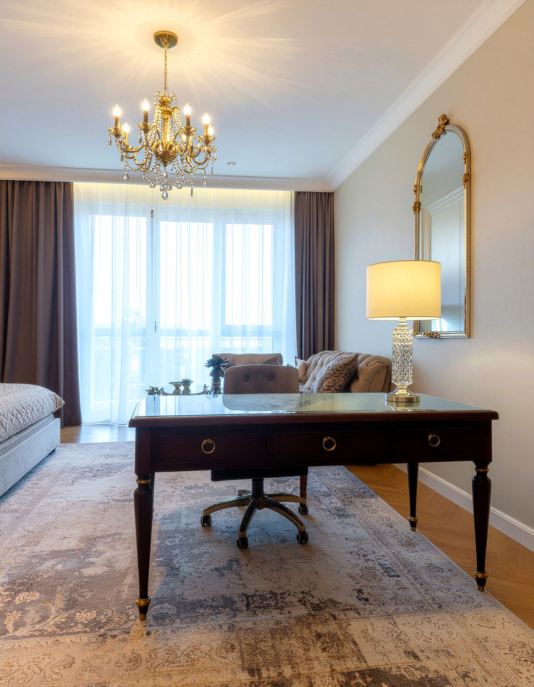 Luxury bedroom office - 30 bedroom office combo ideas