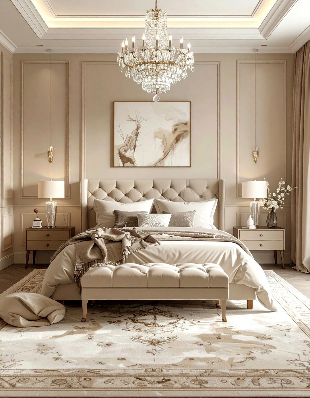 Luxury beige bedroom - 30 modern beige bedroom ideas