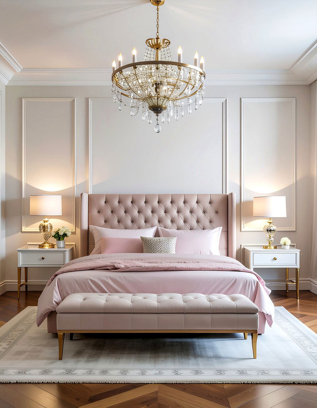 Luxury blush pink bedroom - 30 blush pink bedroom ideas