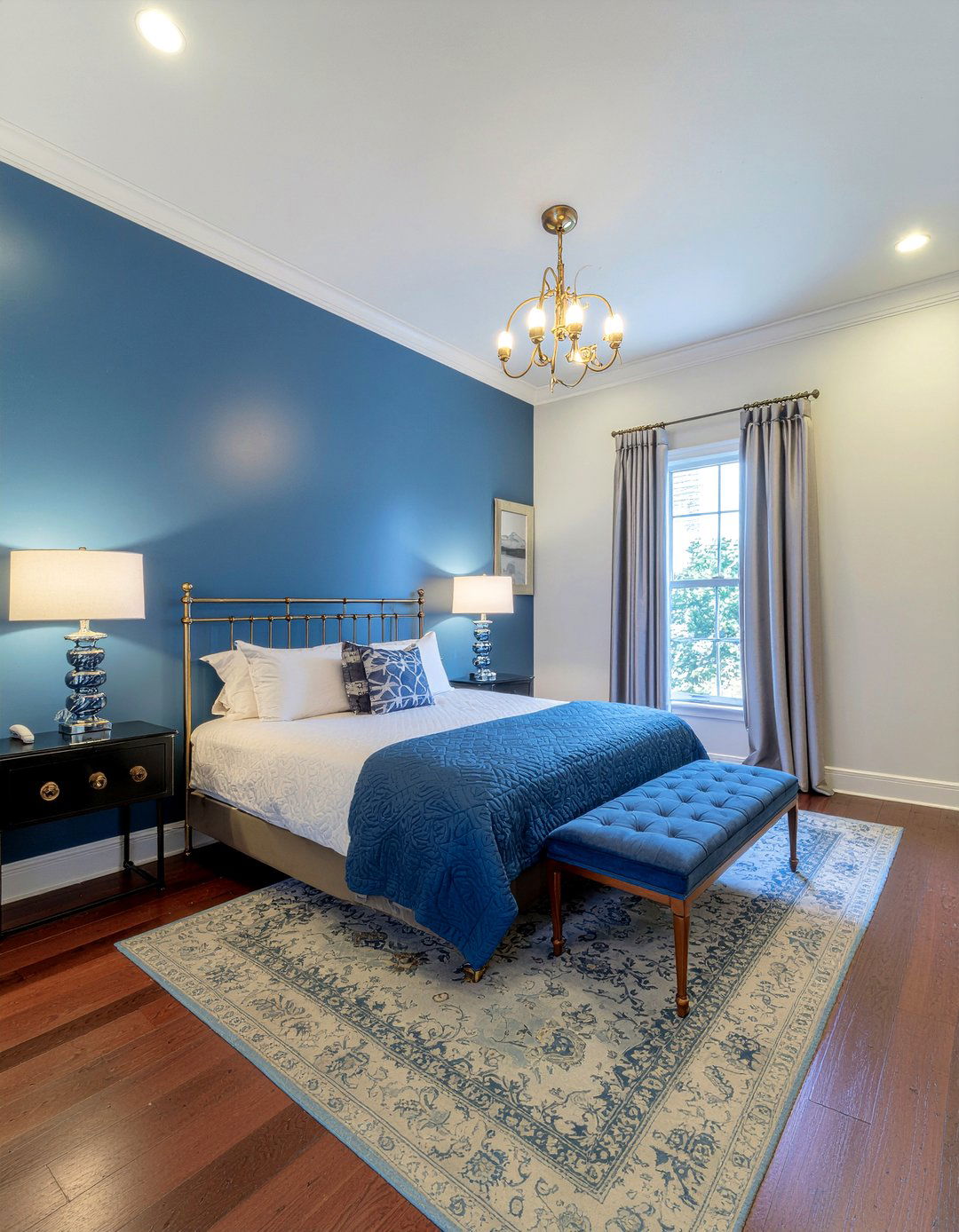 Luxury cobalt blue bedroom - 30 cobalt bedroom ideas