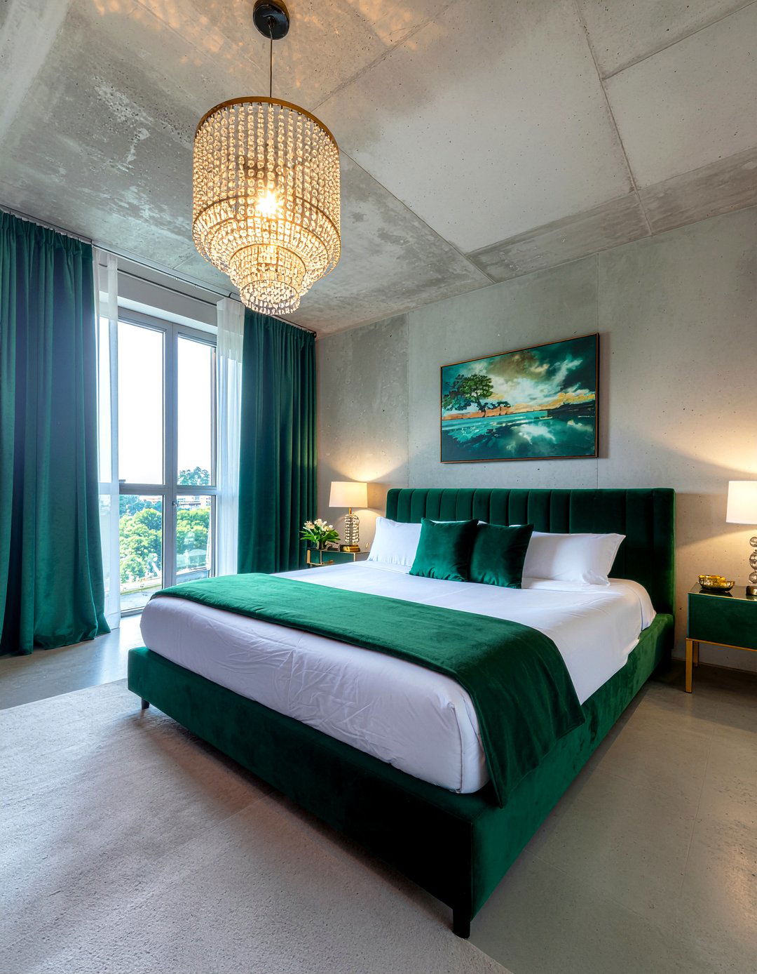 Luxury concrete bedroom - 30 concrete bedroom ideas