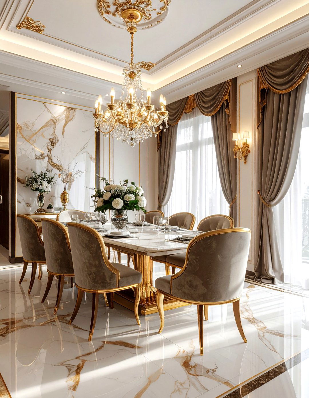 Luxury dining room interior - 30 dining room family gathering ideas