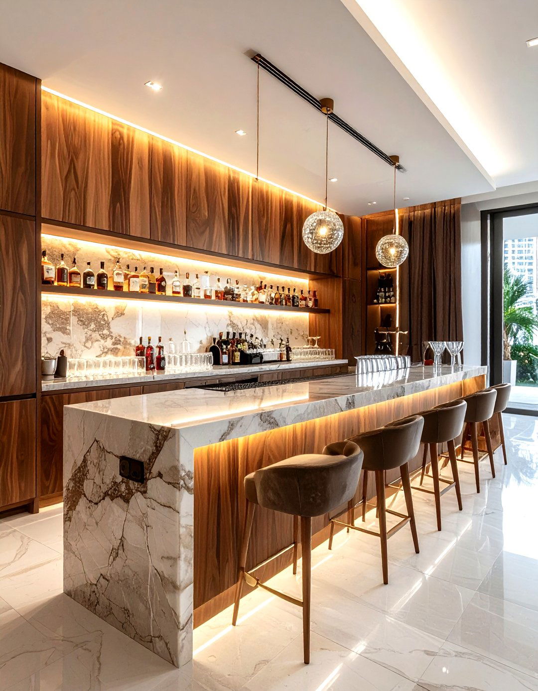 Luxury dry bar - 30 dry bar ideas