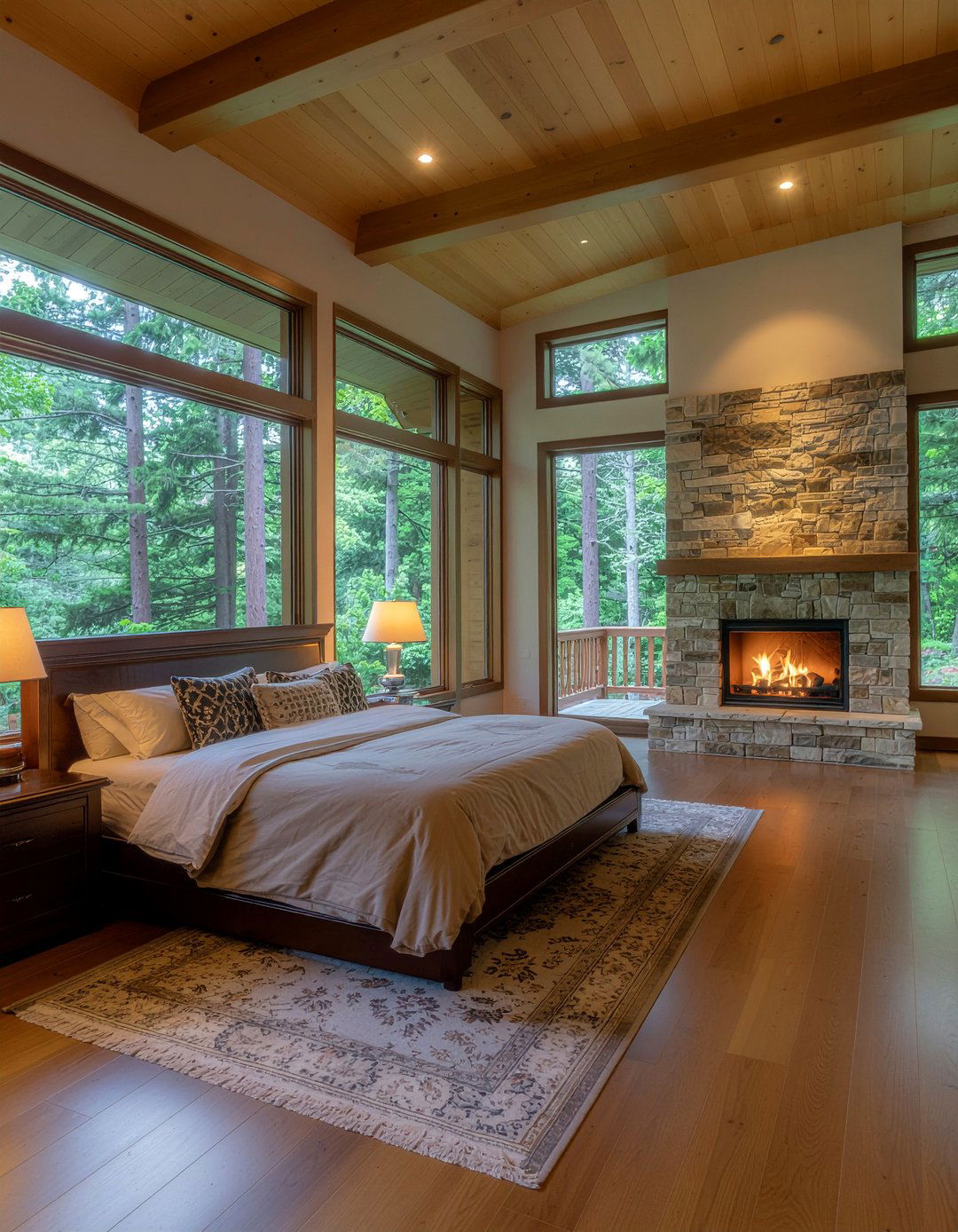 Luxury forest retreat - 30 treehouse bedroom ideas