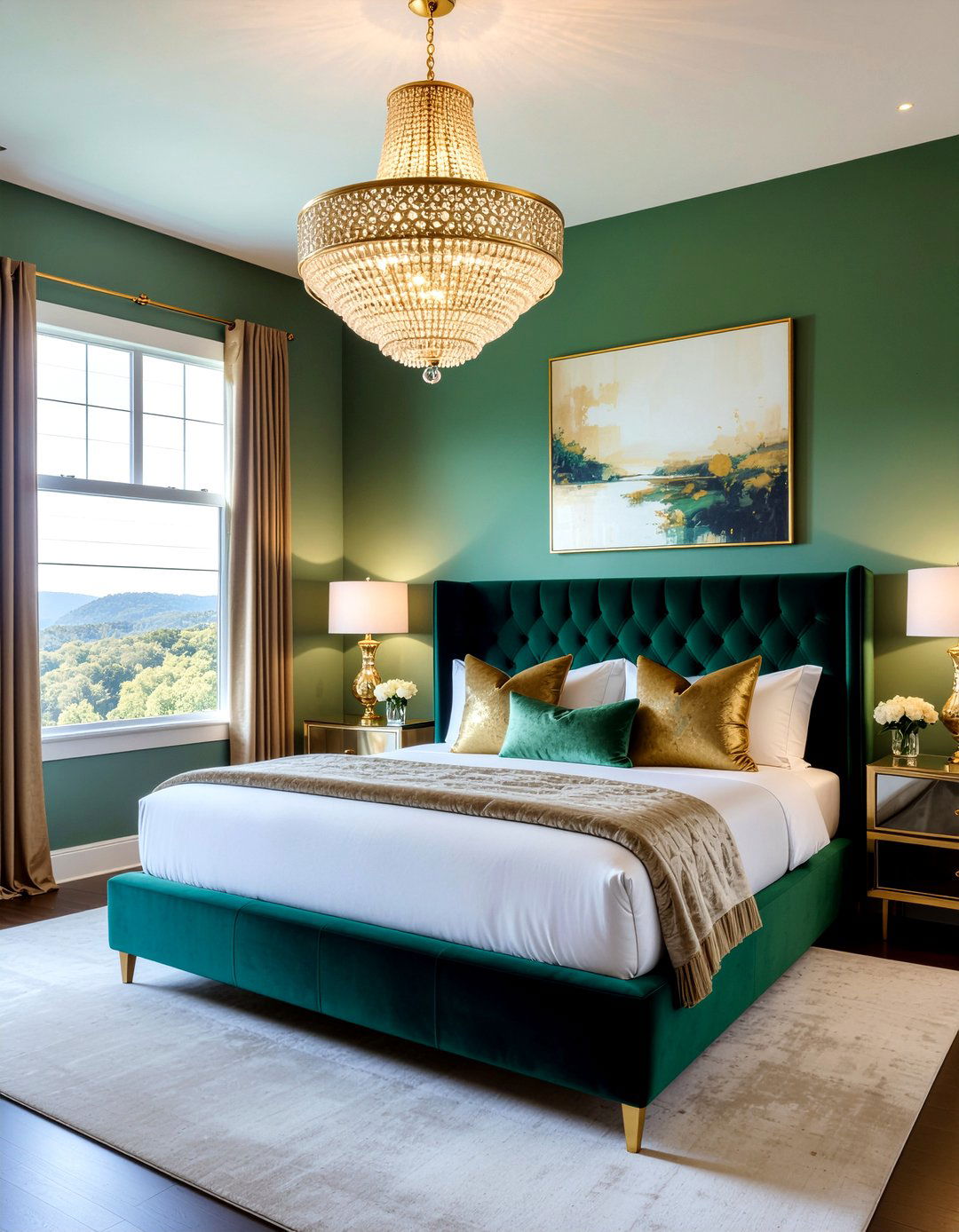 Luxury gold chandelier - 30 bedroom chandeliers