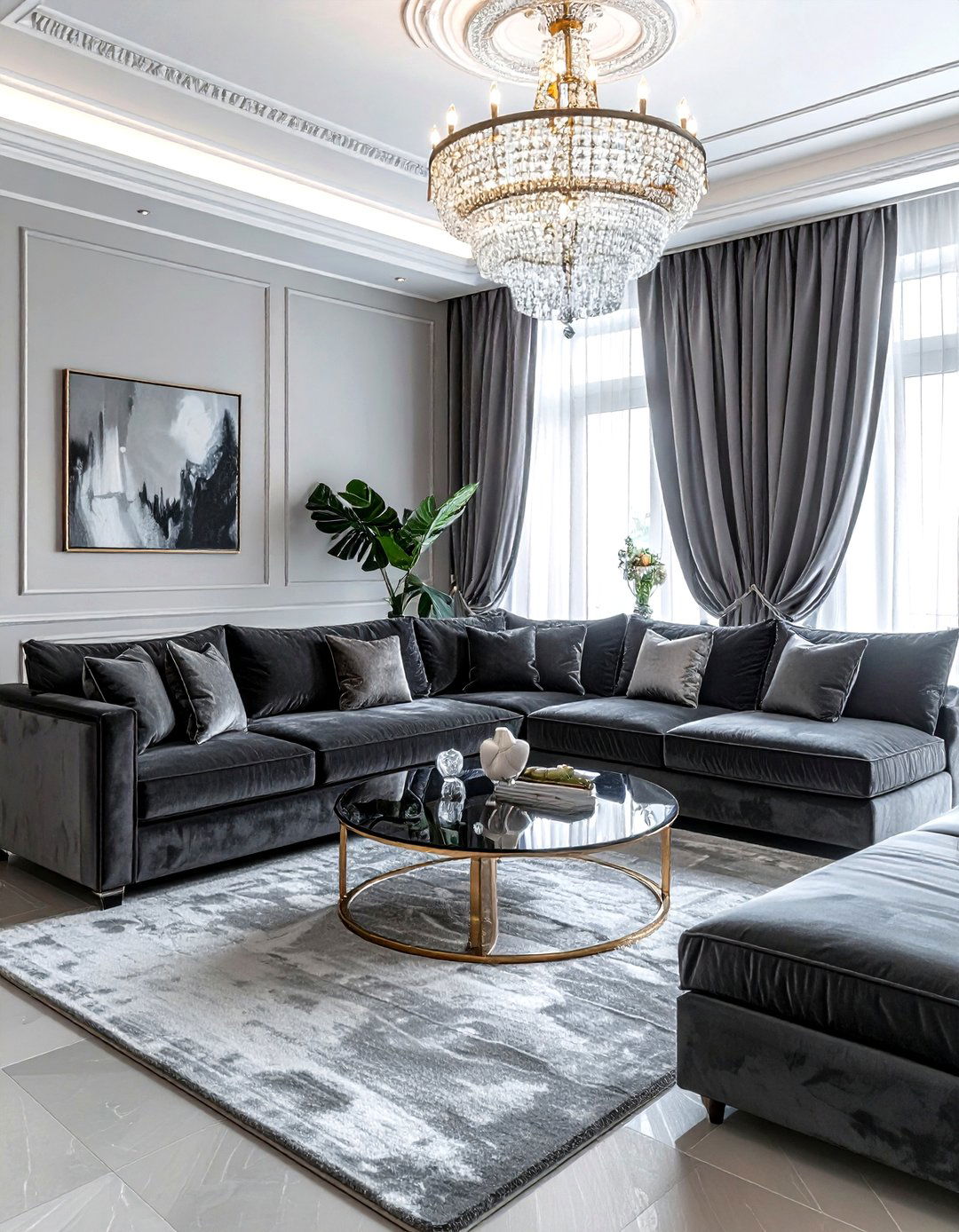 Luxury gray living room - 30 gray living room decor ideas