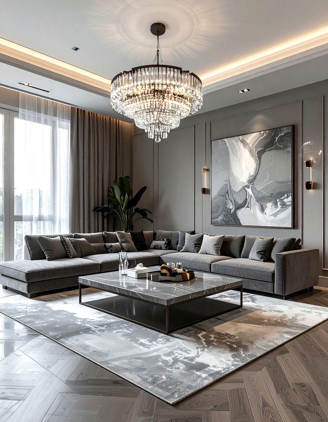 Luxury gray living room - 30 modern gray living room ideas