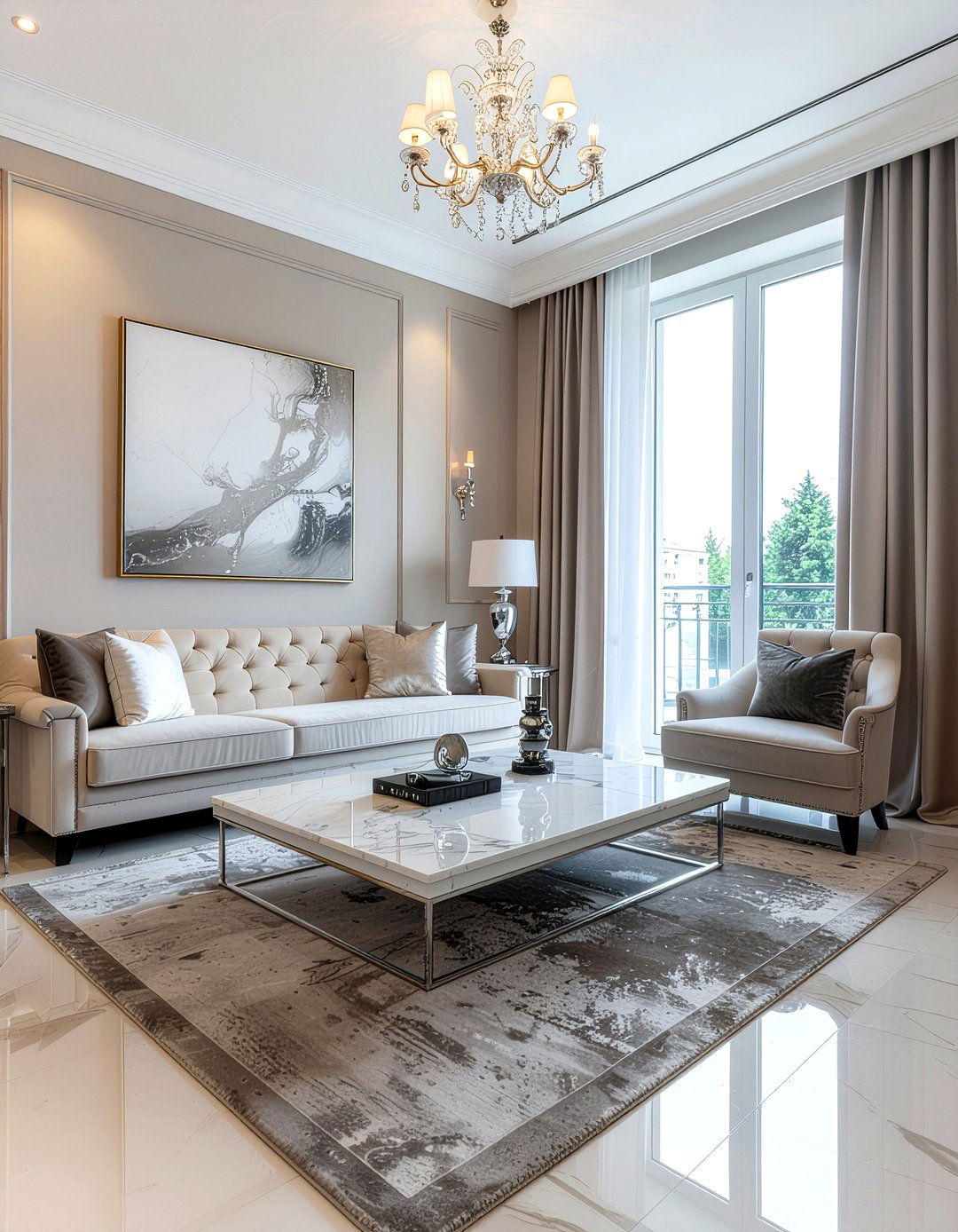 Luxury greige living room - 30 greige living room ideas