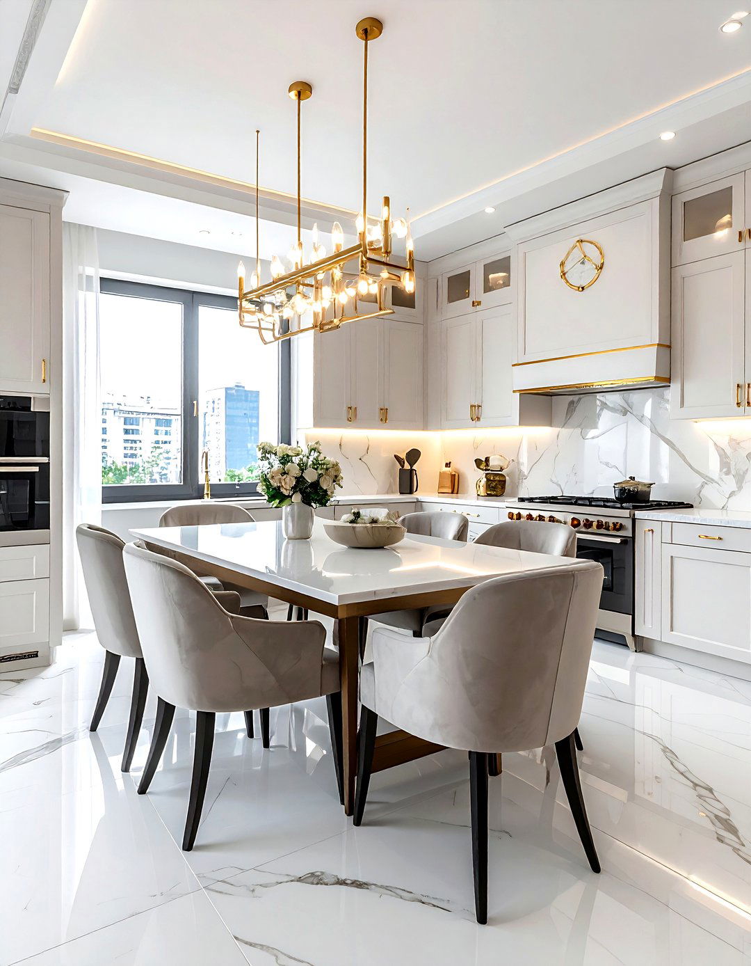 Luxury kitchen dining room - 30 kitchen dining combo ideas