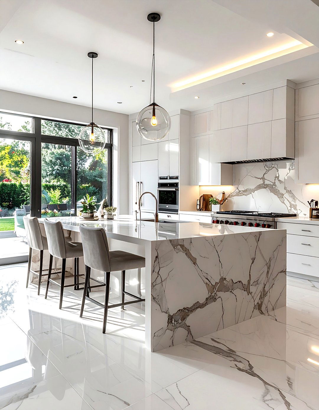Luxury kitchen quartz island - 30 Caesarstone kitchen ideas