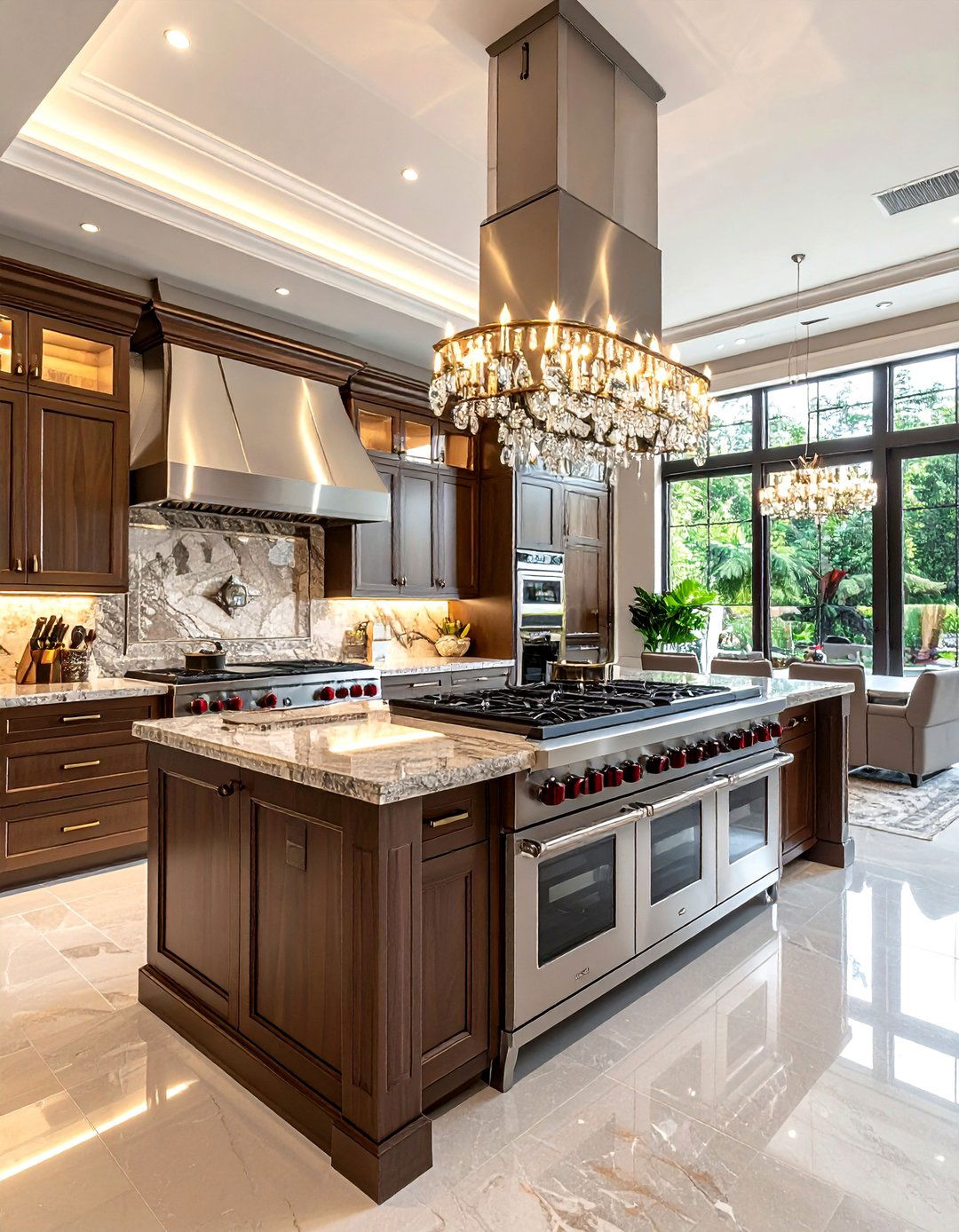 Luxury kitchen with downdraft range - 30 downdraft cooktop kitchen ideas