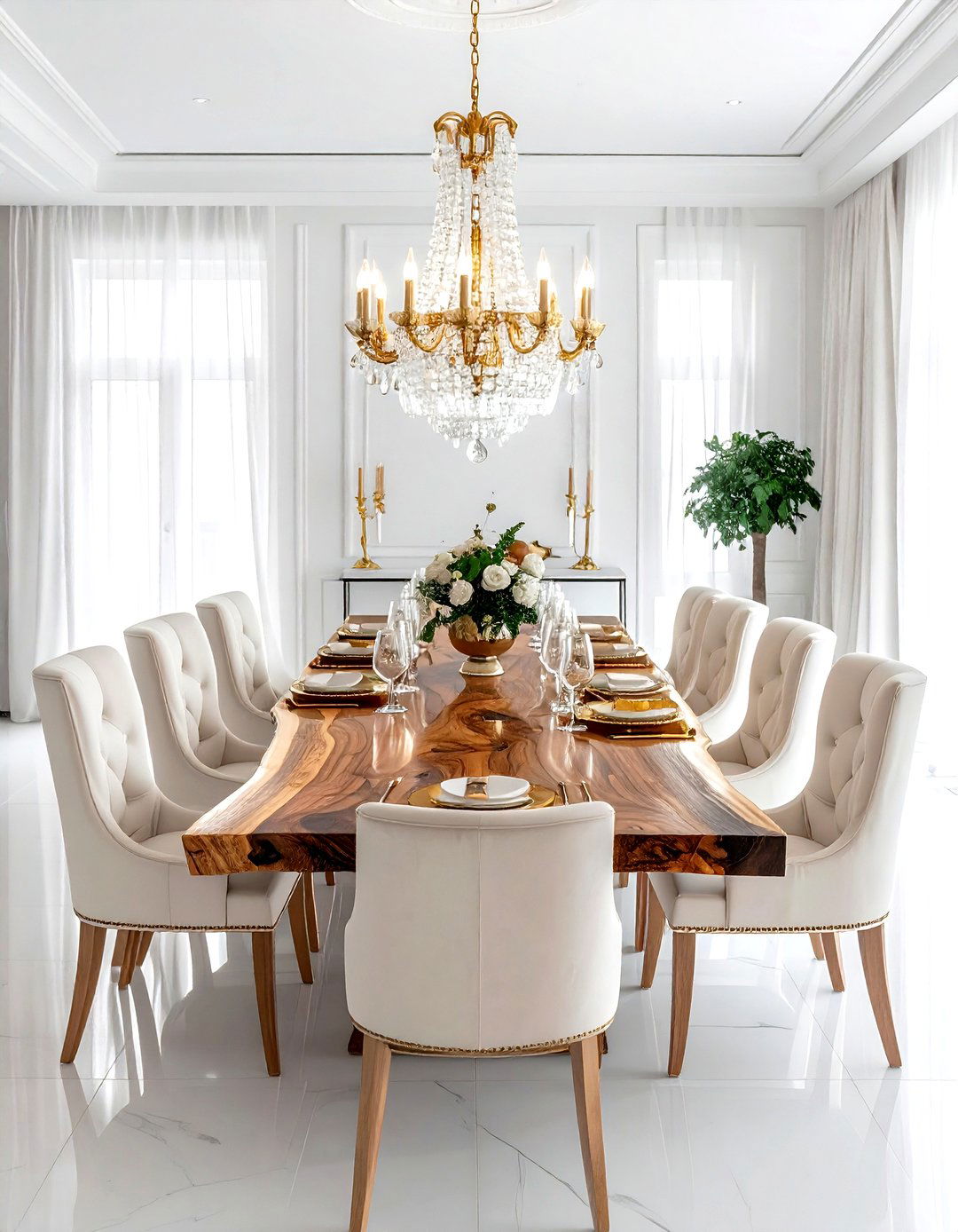 Luxury live edge dining - 30 live edge dining room ideas