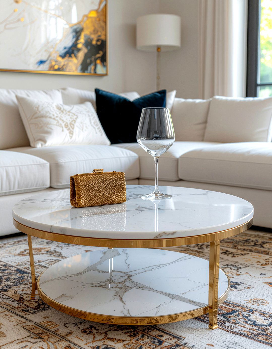 Luxury marble coffee table - 30 living room marble coffee tables