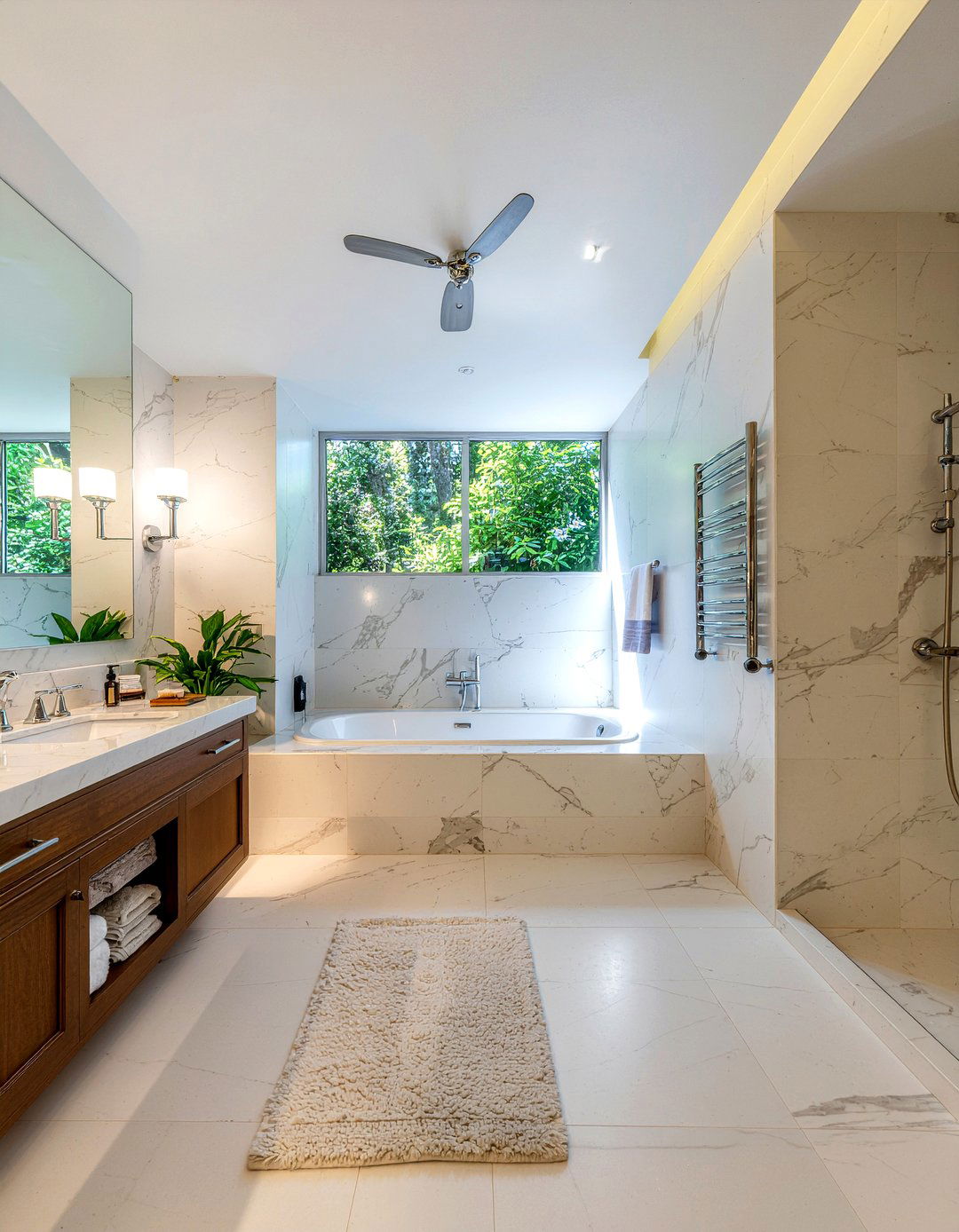 Luxury marble master bathroom - 30 marble countertop bathroom ideas