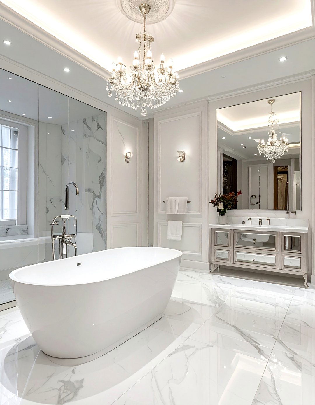 Luxury master bath - 30 before and after bathroom ideas