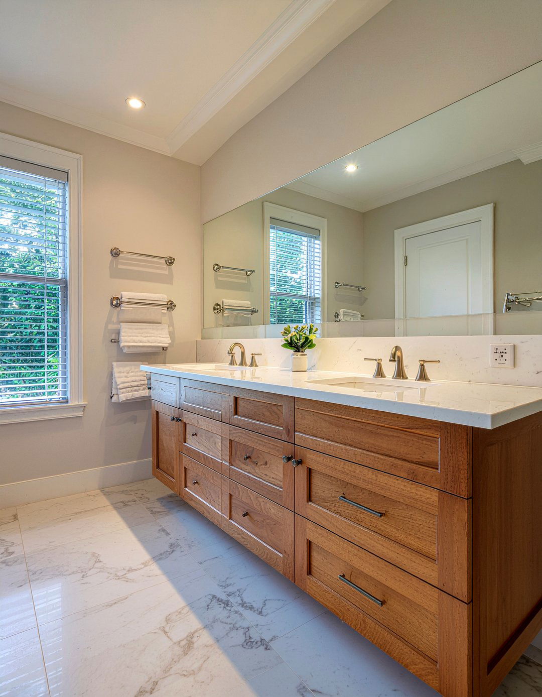 Luxury master bathroom vanity - 30 bathroom built-in vanity ideas