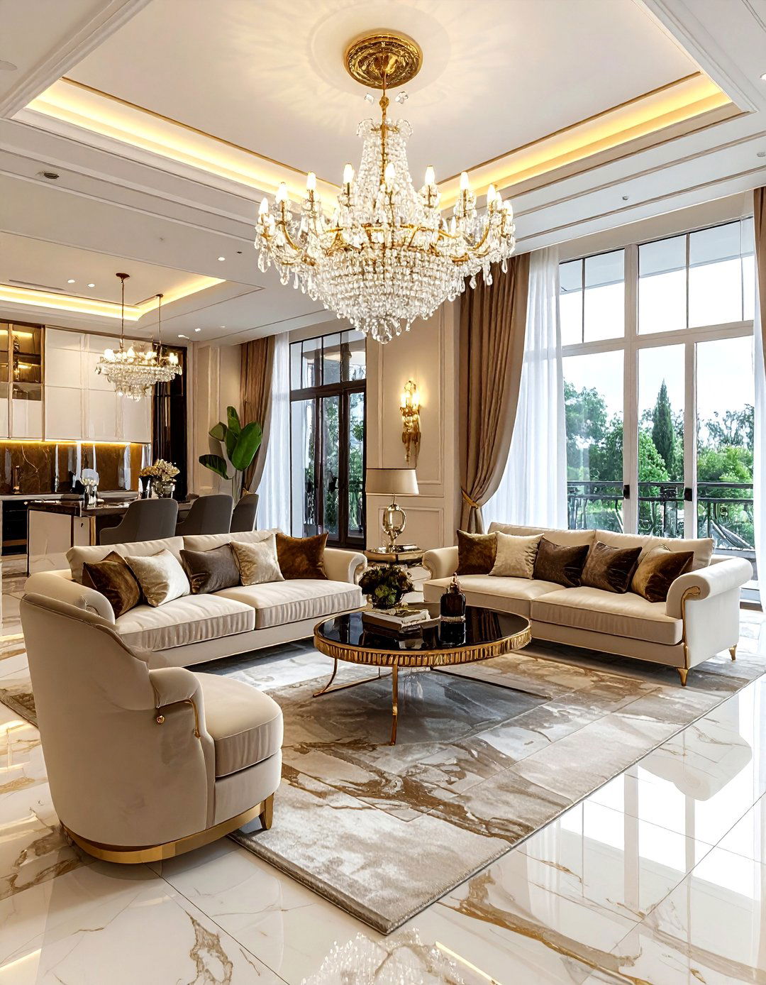 Luxury open living room - 30 open concept living room ideas