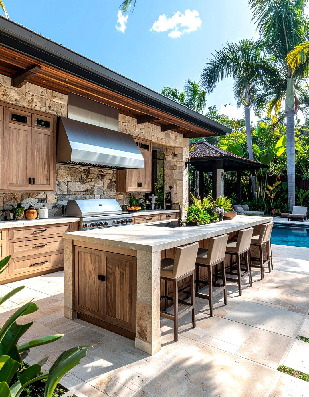 Luxury outdoor kitchen - 30 summer kitchen ideas
