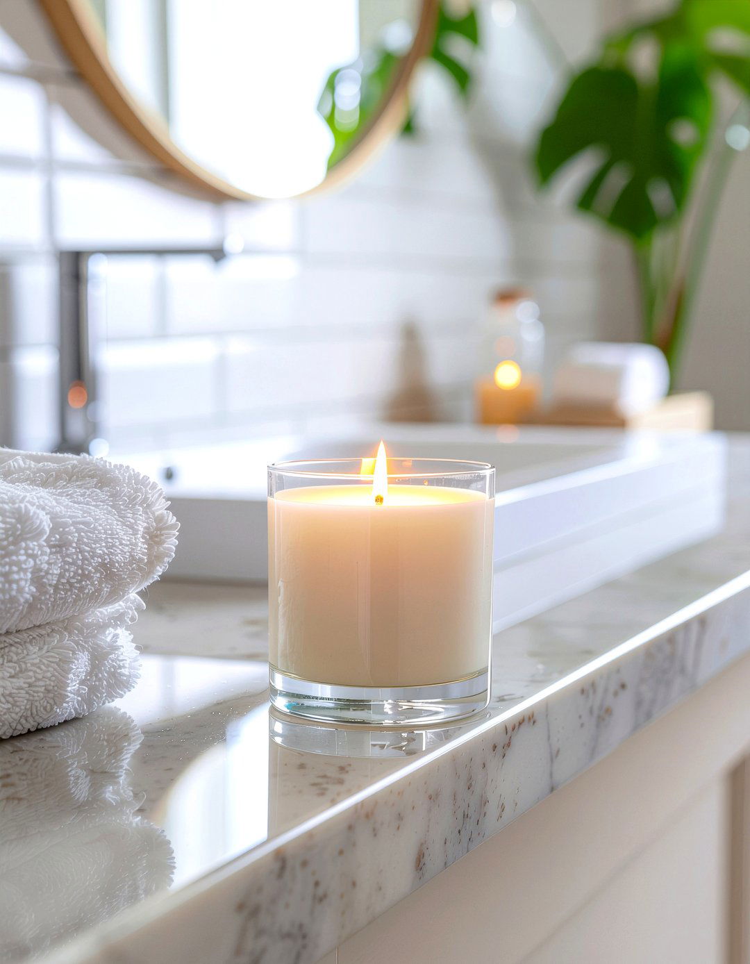 Luxury scented candle - 30 bathroom must-haves