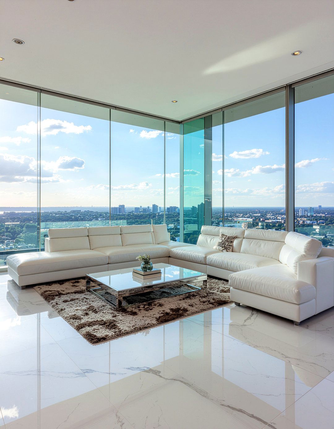 Luxury u shaped sectional furniture - 30 U-shaped sofa living room ideas