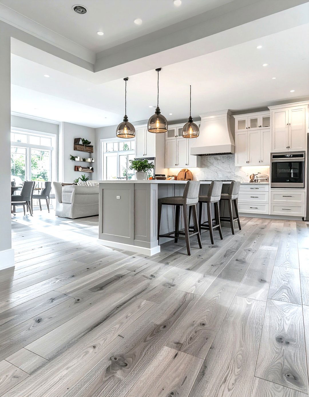 Luxury vinyl plank flooring - 30 Home Depot kitchen ideas