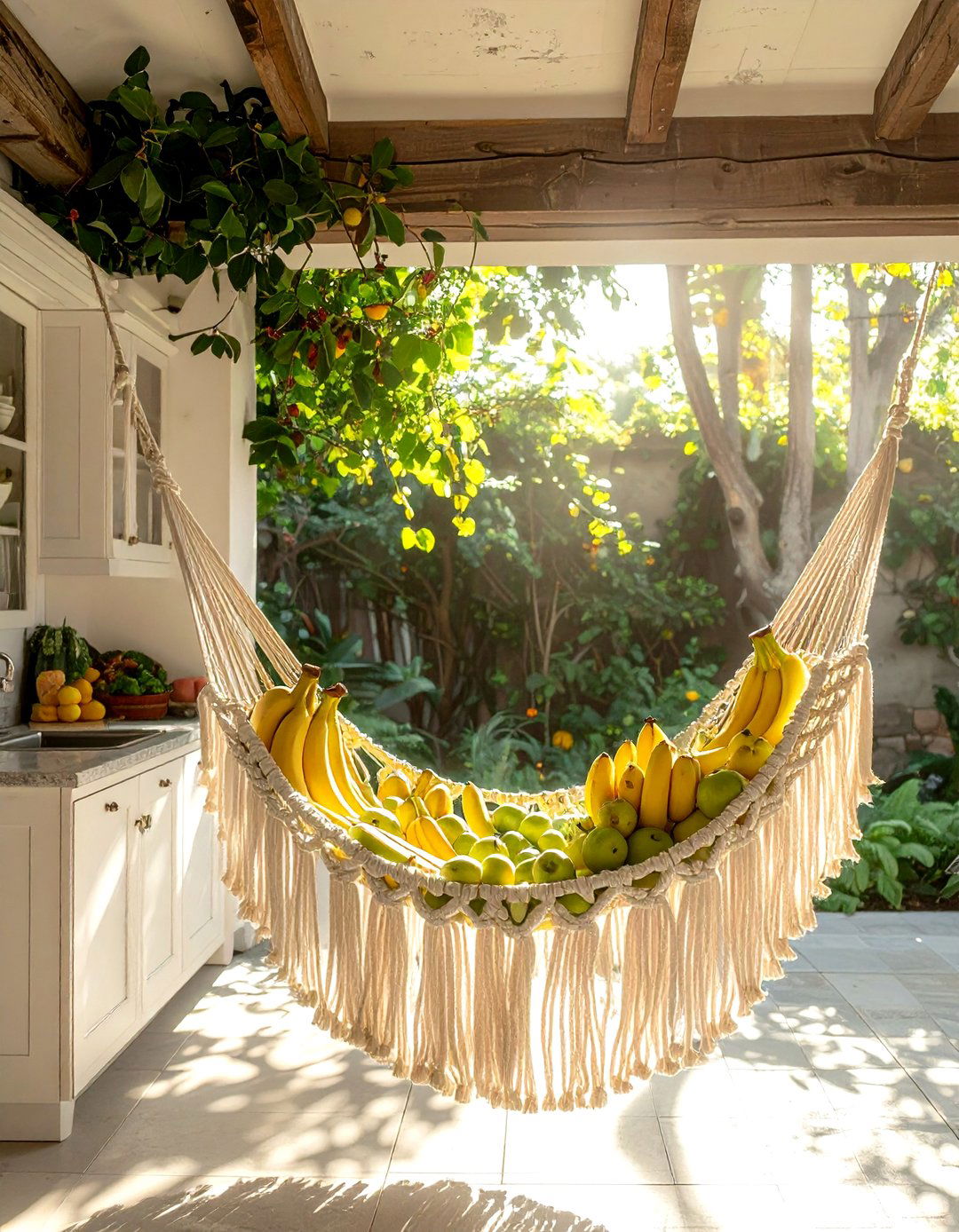 Macrame Fruit Hammock - 30 macrame ideas