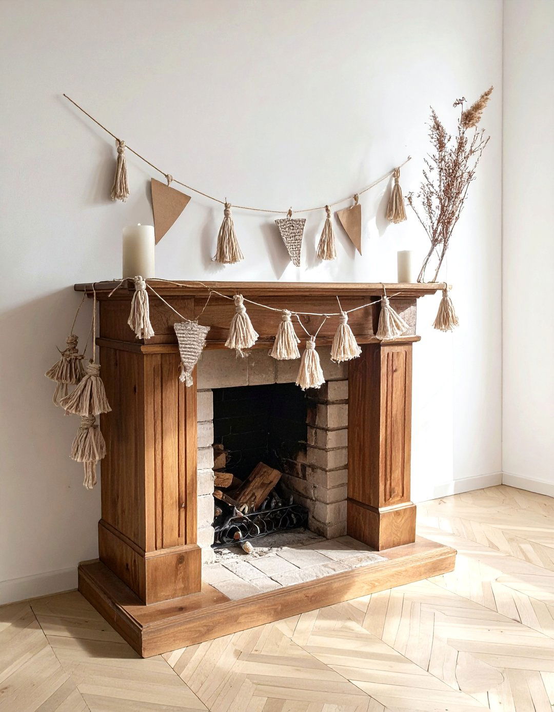 Macrame Garland - 30 macrame ideas