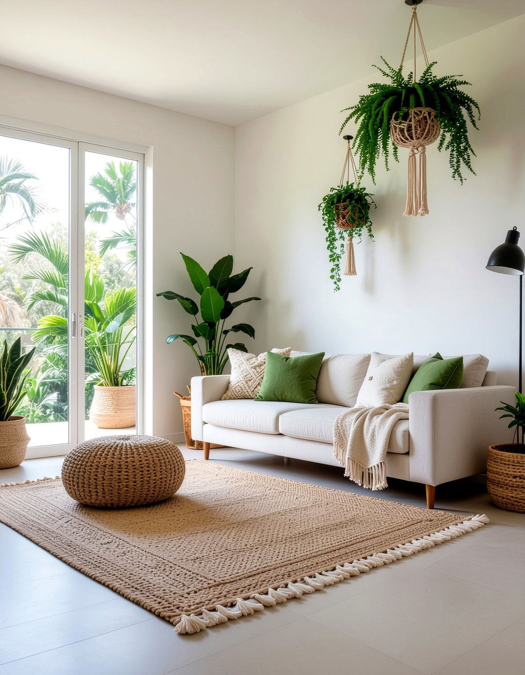 Macrame Living Space - 30 eclectic decor ideas