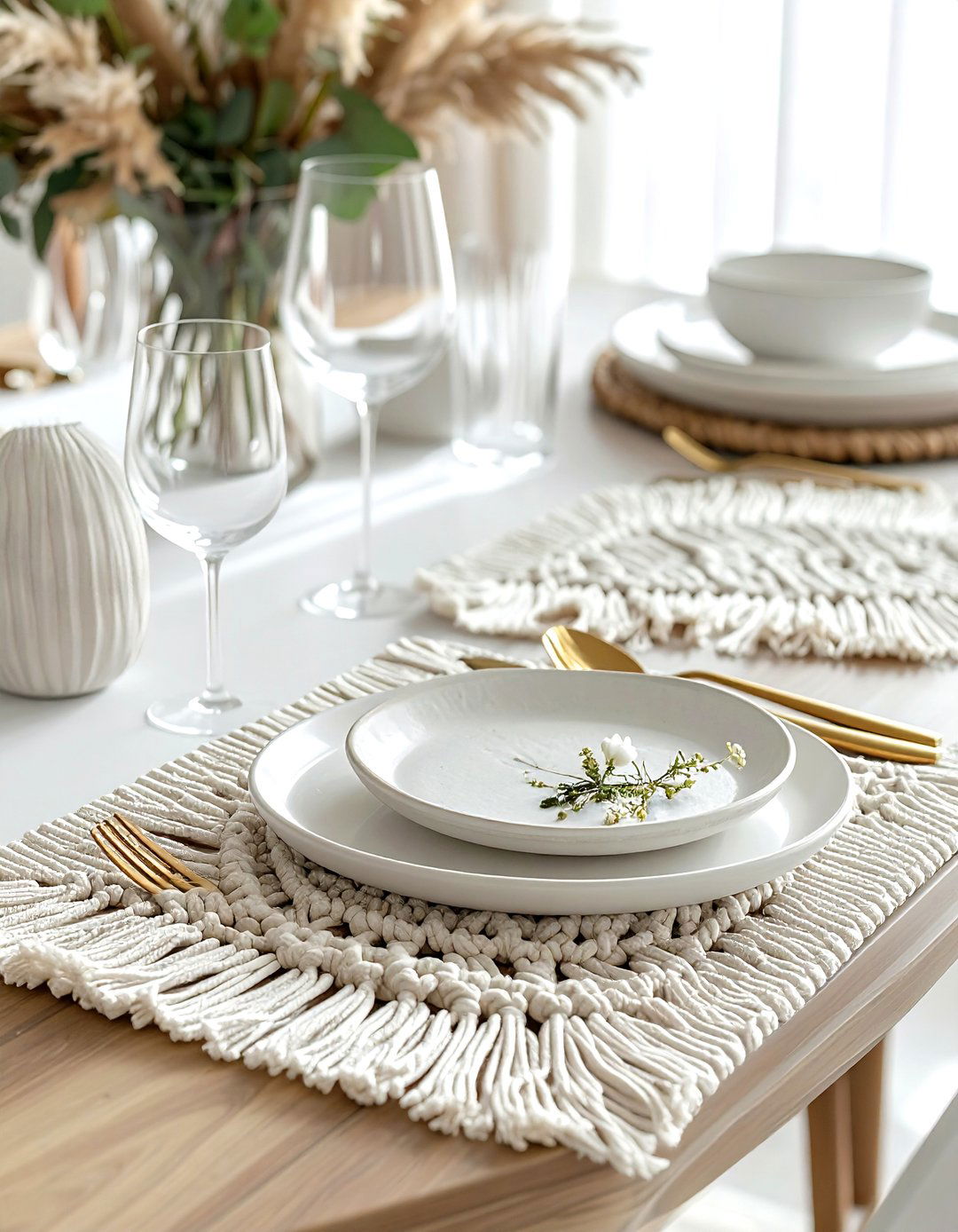 Macrame Placemat - 30 macrame ideas