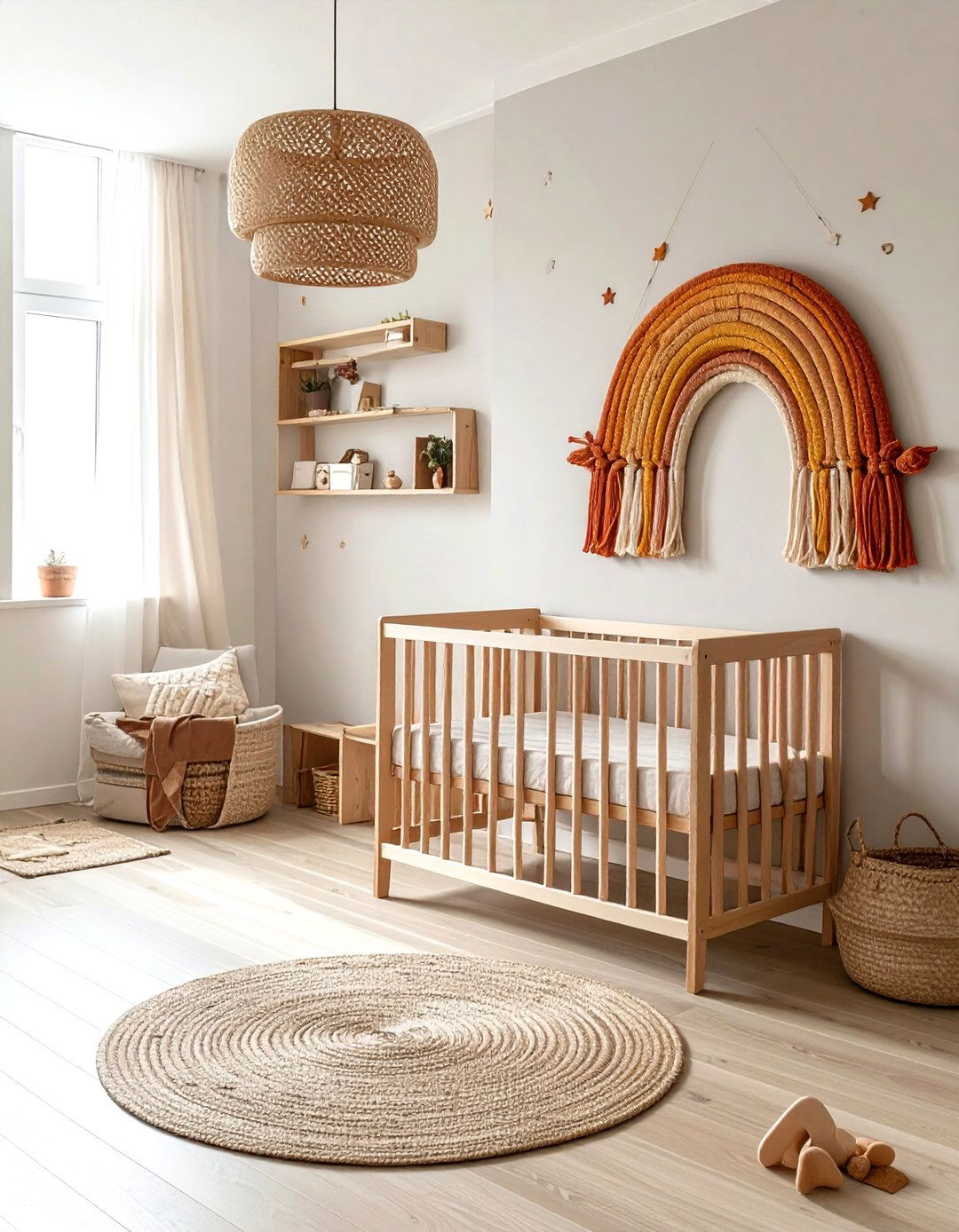 Macrame Rainbow Wall Hanging - 30 macrame wall hanging ideas