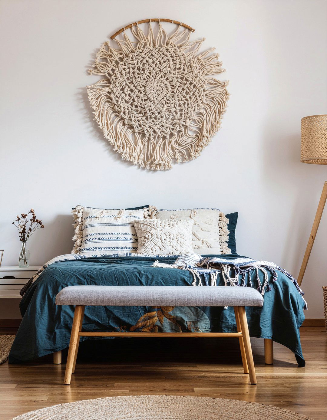 Macrame Wall Art - 30 textured bedroom ideas