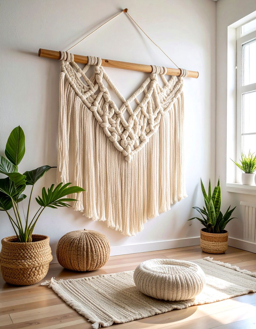Macrame Wall Decor - 30 textile decor ideas