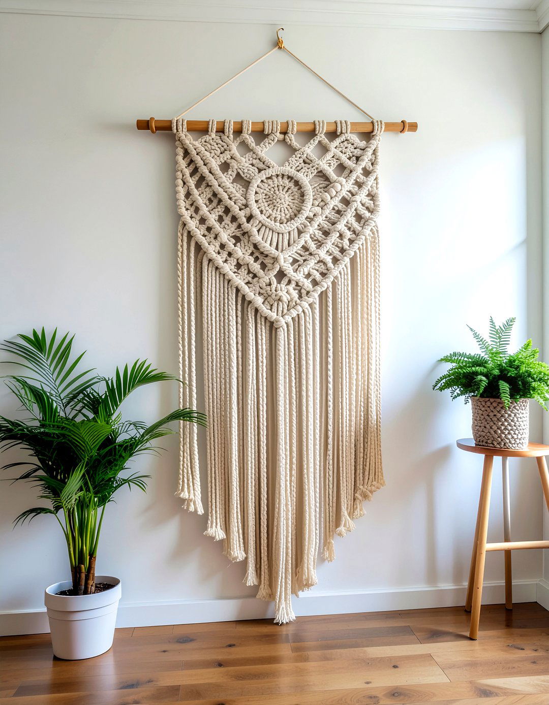 Macrame Wall Decor - 30 fabric decor ideas