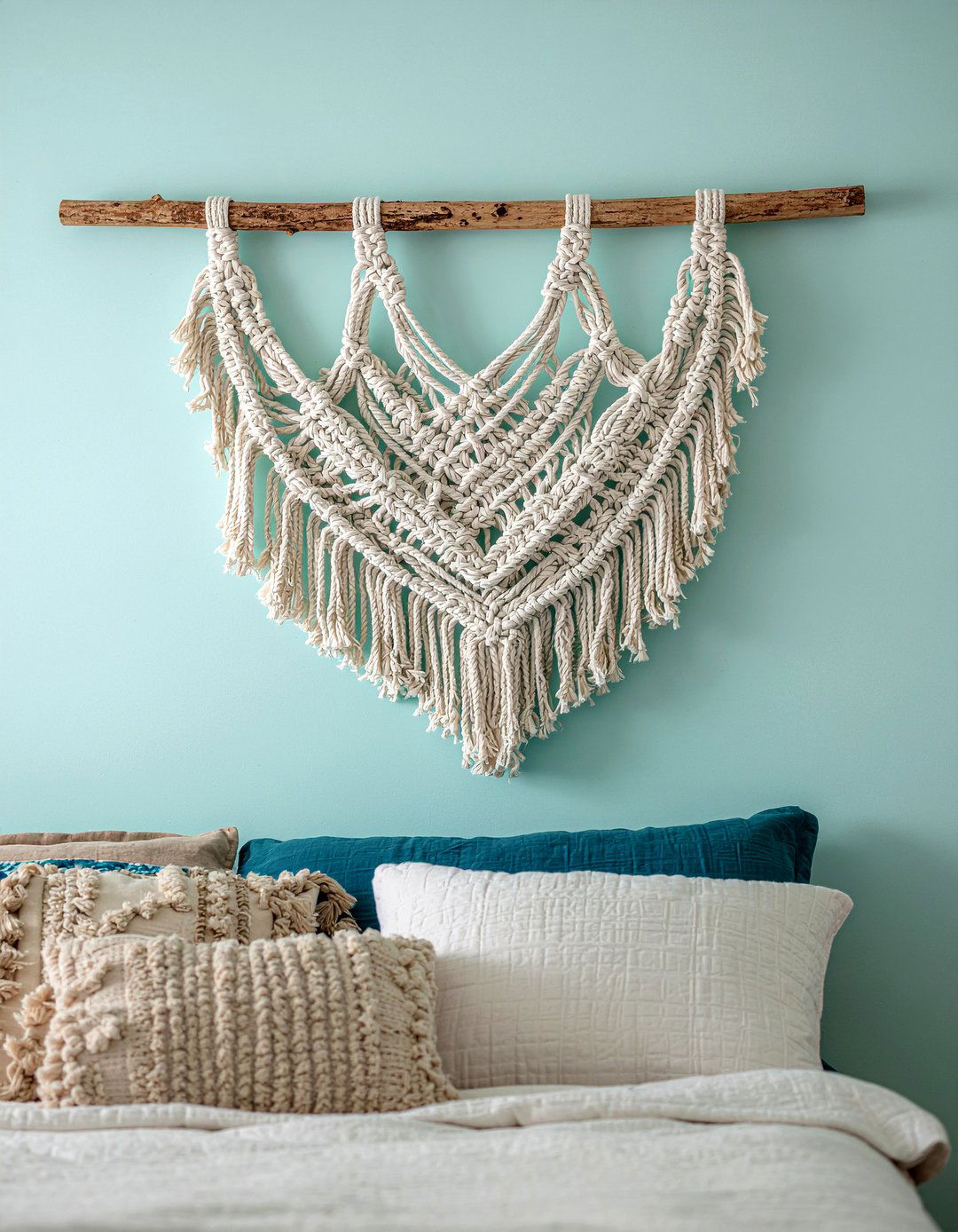 Macrame Wall Decor - 30 surfing bedroom ideas