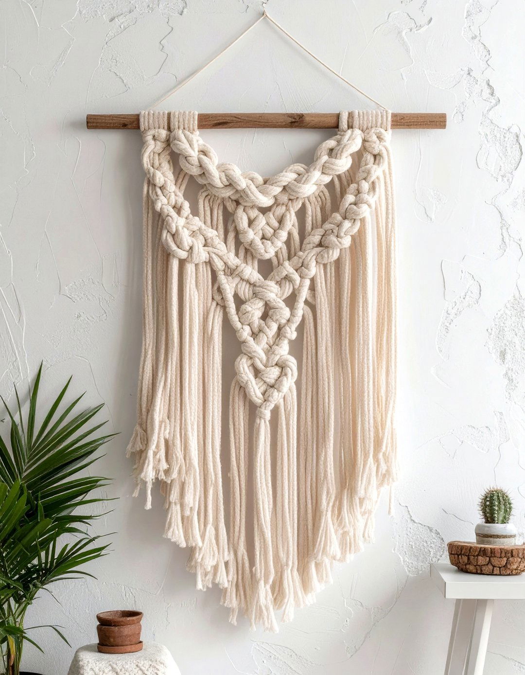 Macrame Wall Hanging - 30 bathroom hanging storage ideas