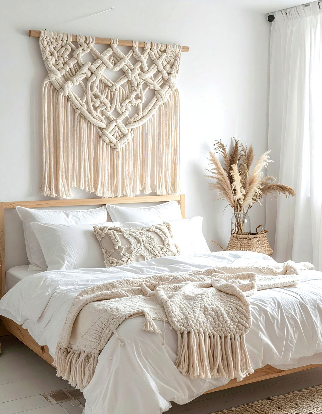 Macrame Wall Hanging - 30 cheap decor ideas