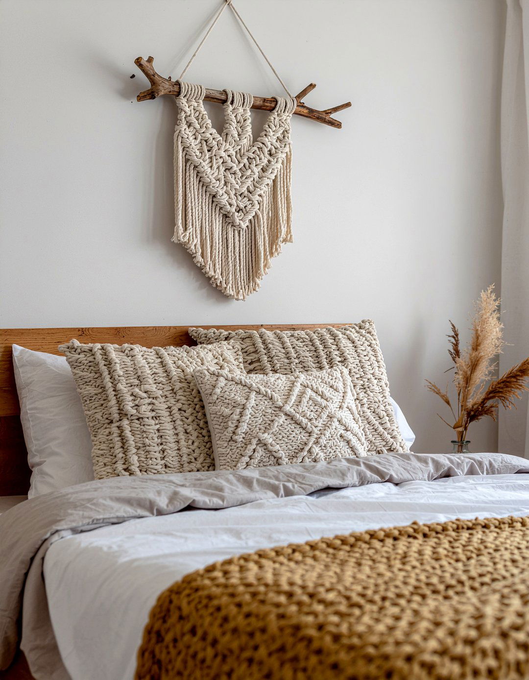 Macrame Wall Hanging - 30 DIY bedroom ideas