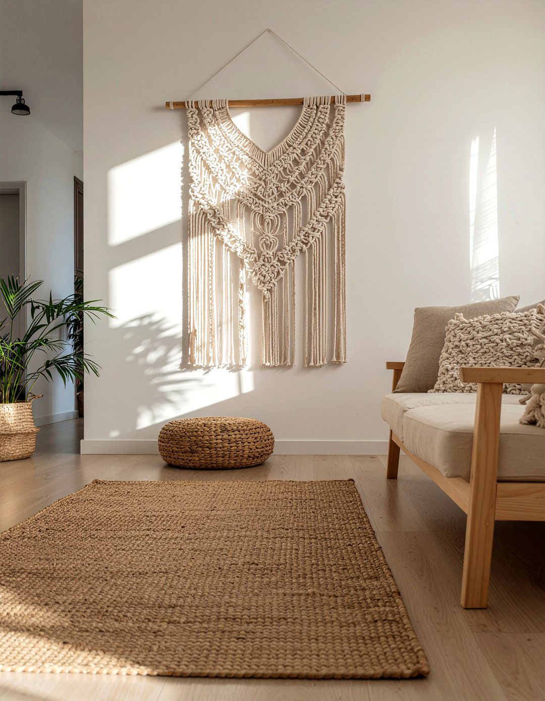 Macrame Wall Hanging - 30 DIY living room decor ideas