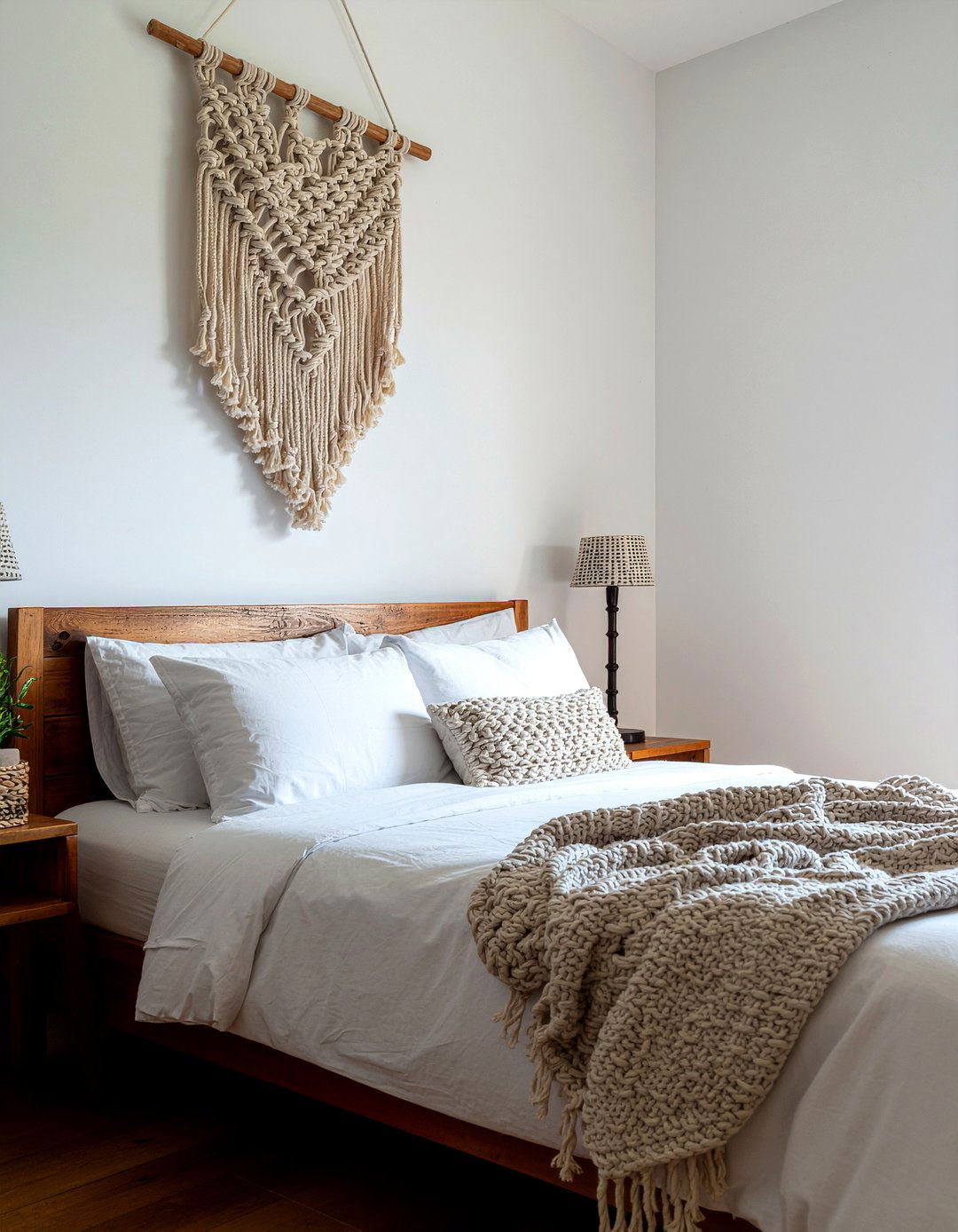 Macrame Wall Hanging - 30 Hawaiian bedroom ideas