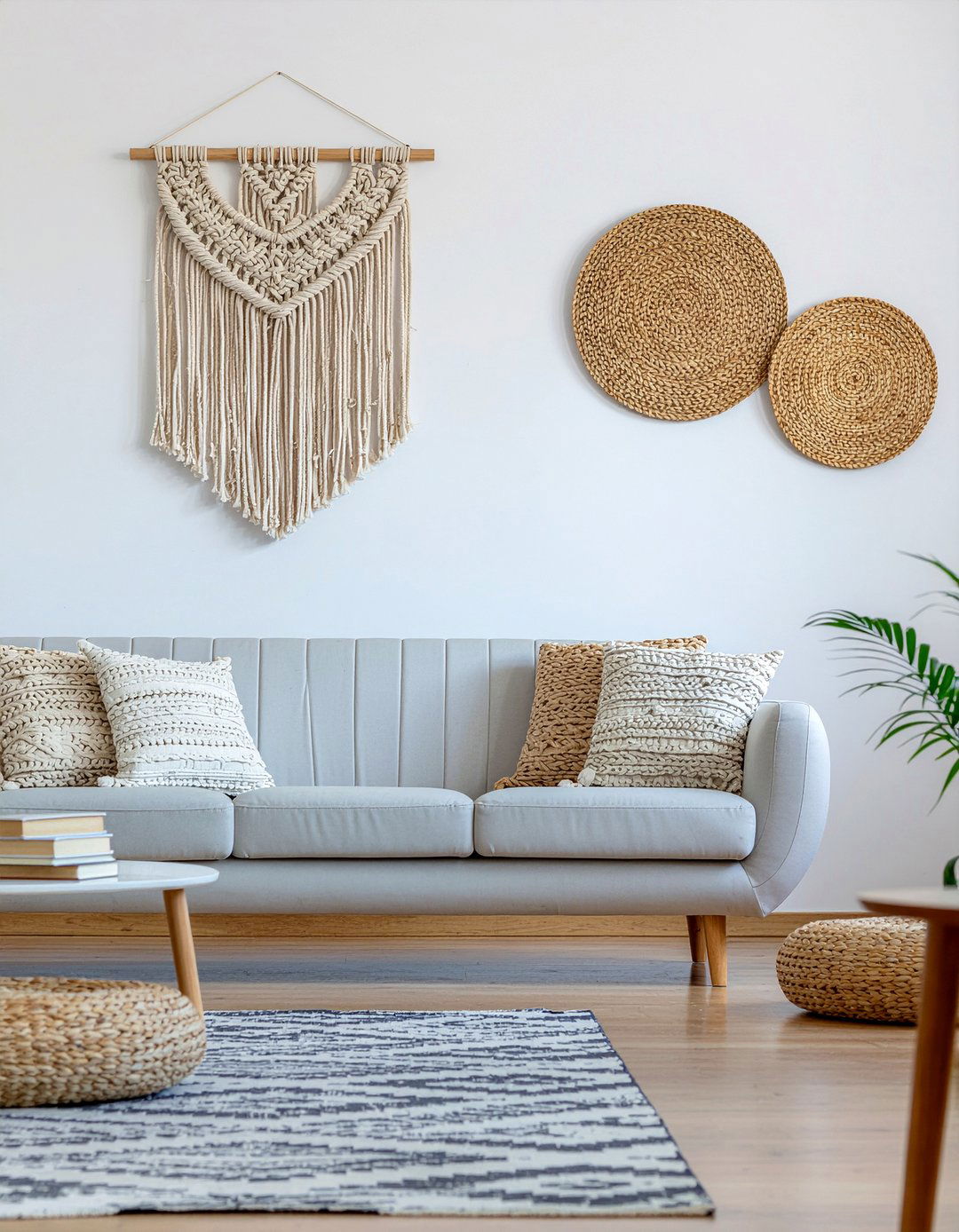 Macrame Wall Hanging - 30 no damage living room ideas