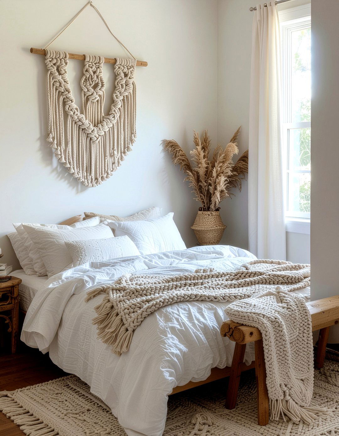 Macrame Wall Hanging - 30 woven bedroom ideas
