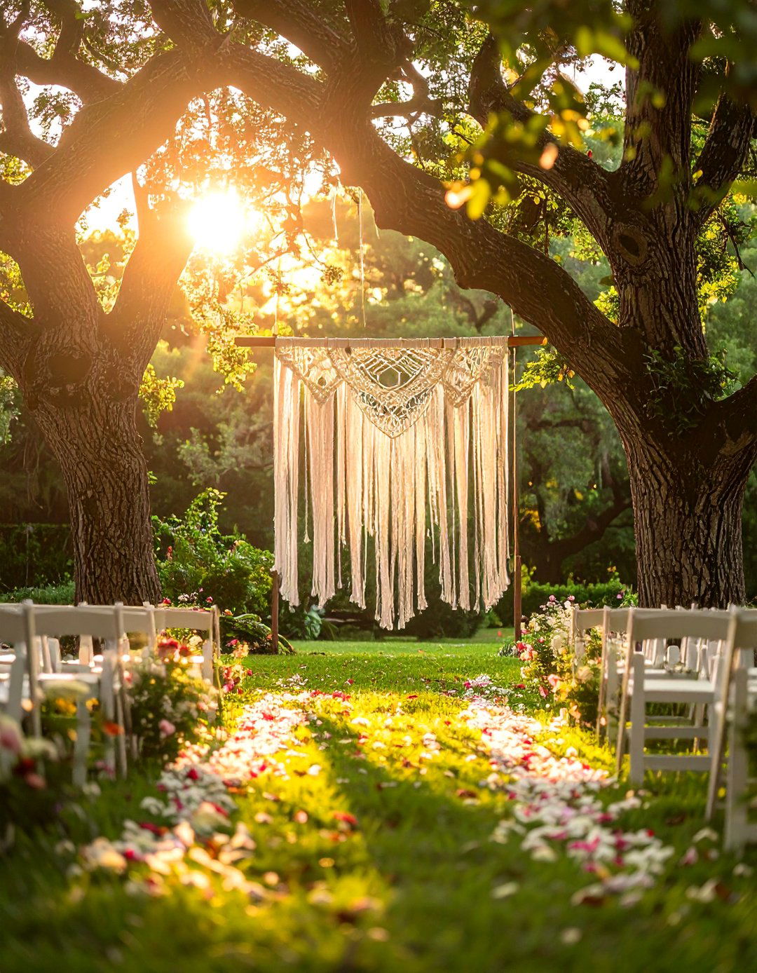 Macrame Wedding Backdrop Wall Hanging - 30 macrame wall hanging ideas