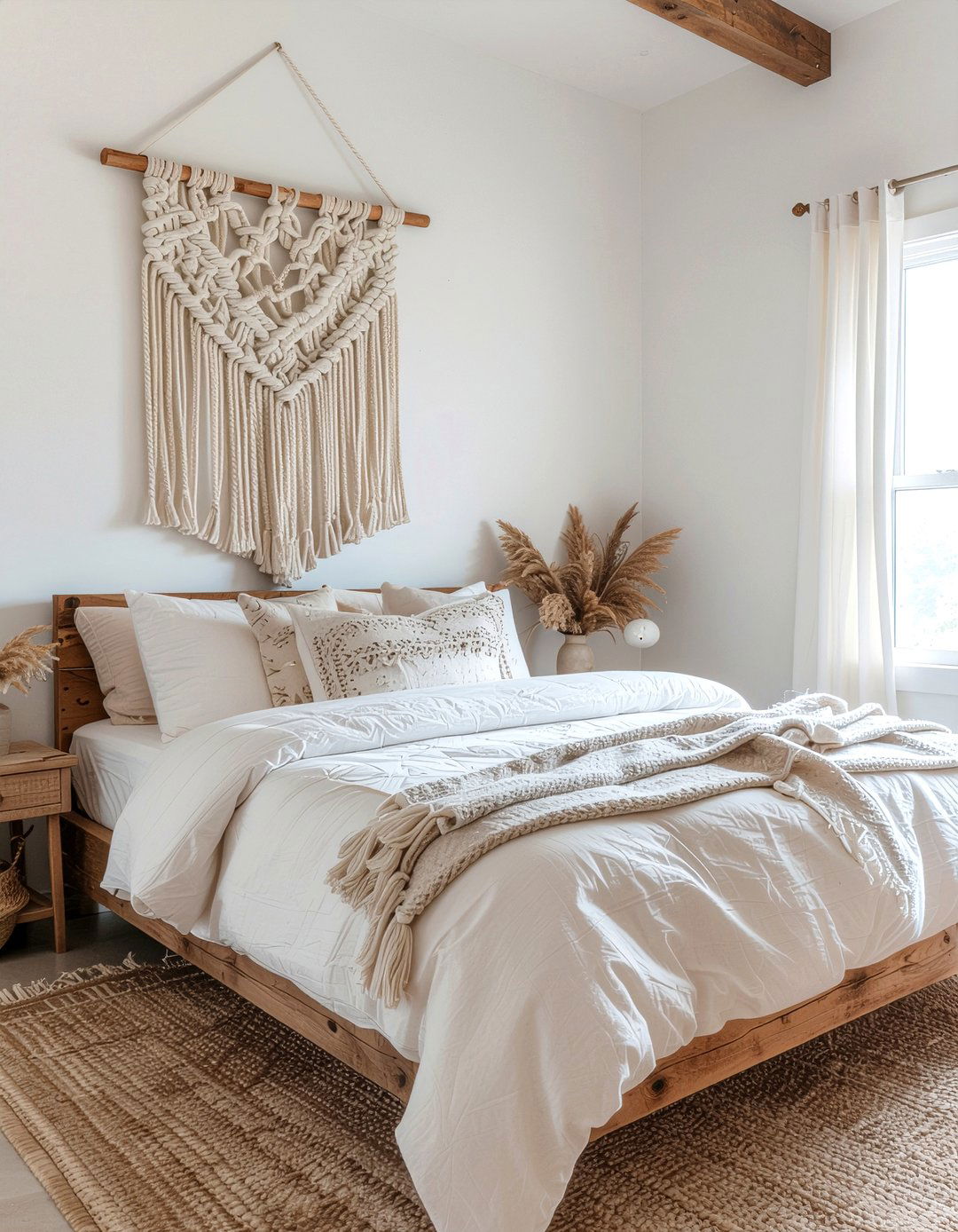 Macrame wall hanging - 30 first apartment decor ideas