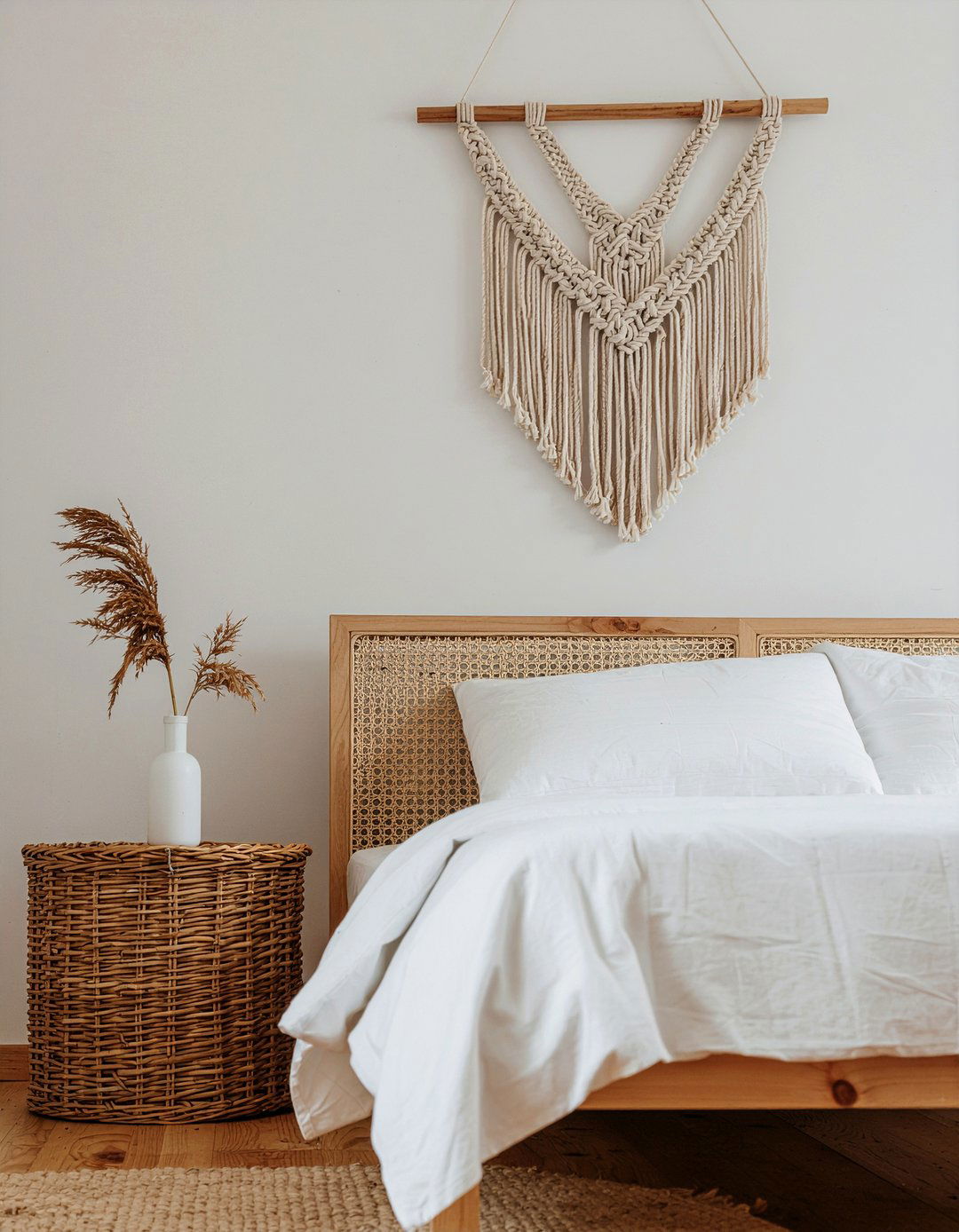Macrame wall hanging - 30 Korean bedroom ideas