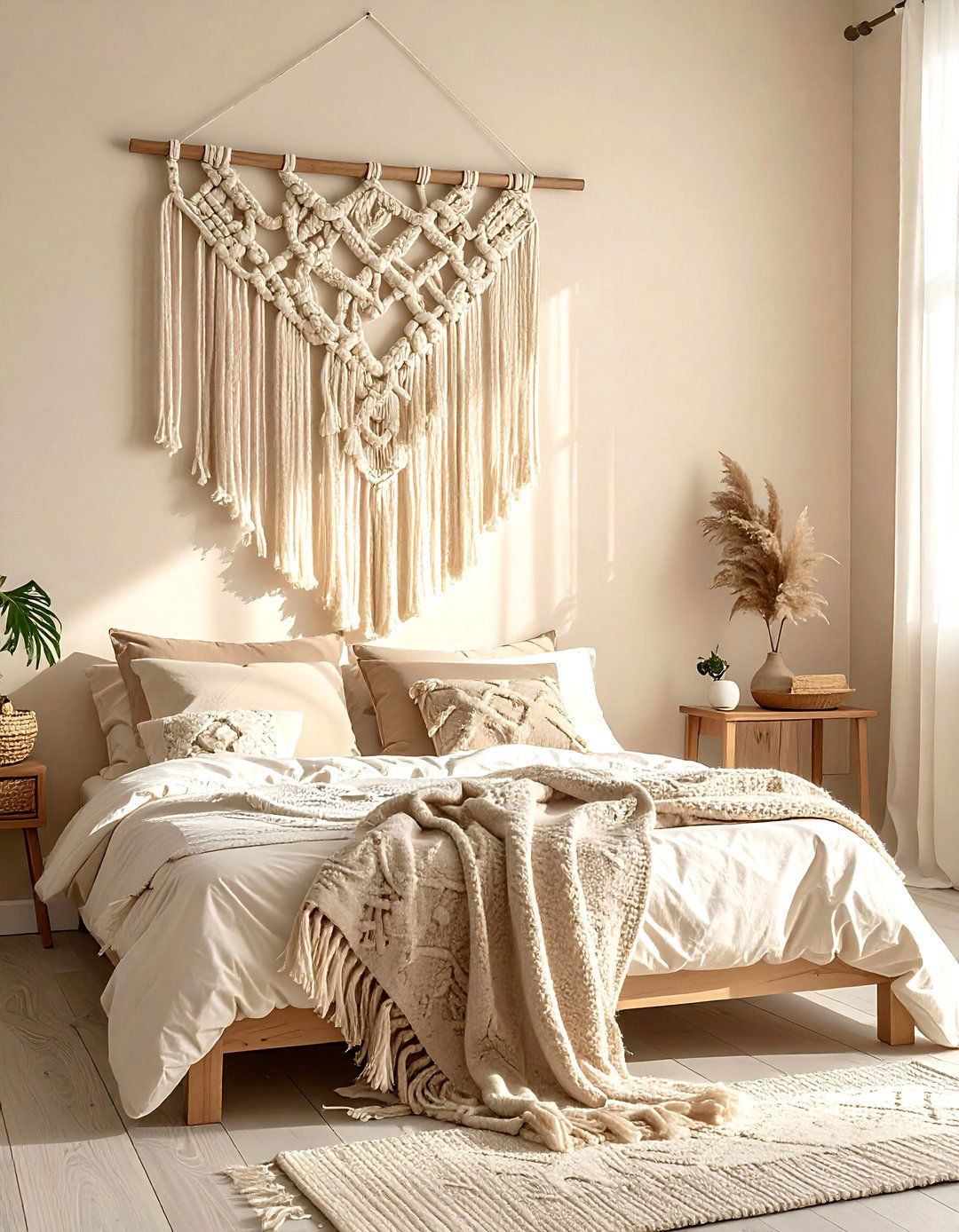 Macrame wall hanging - 30 affordable decor ideas