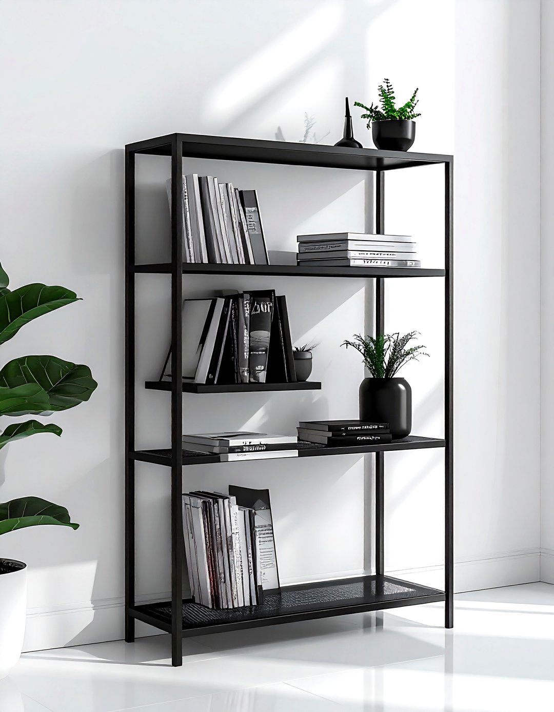 Magazine Storage Rack - 30 living room organization hacks