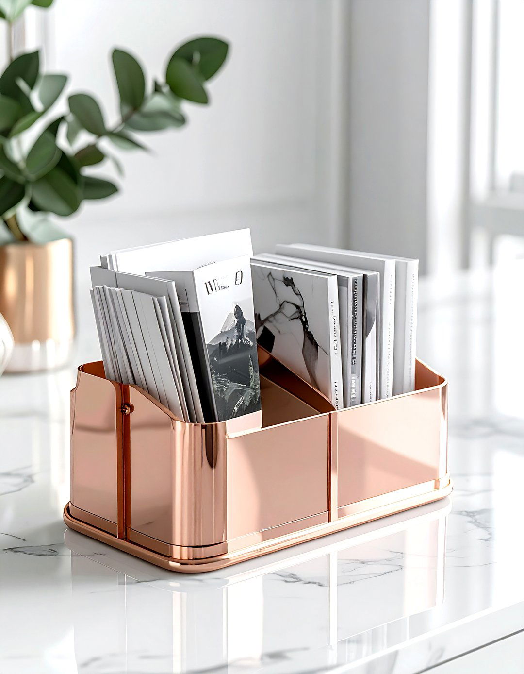 Magazine desk organizer - 30 magazine decor ideas