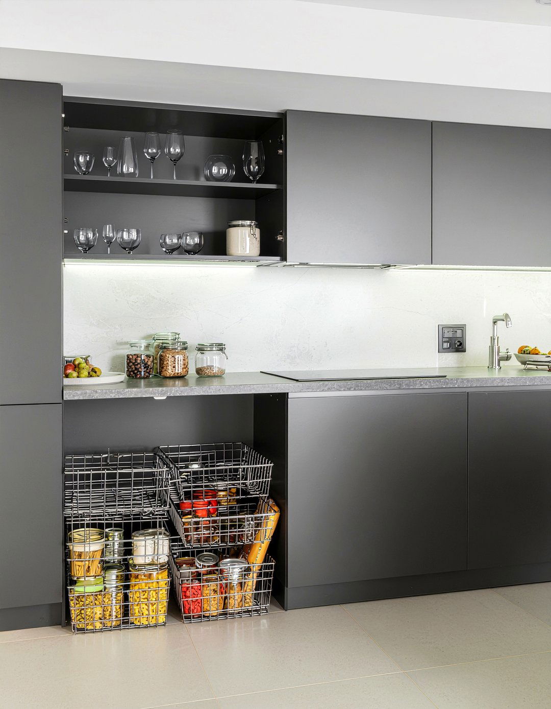 Magic corner storage - 30 blind corner cabinet kitchen ideas